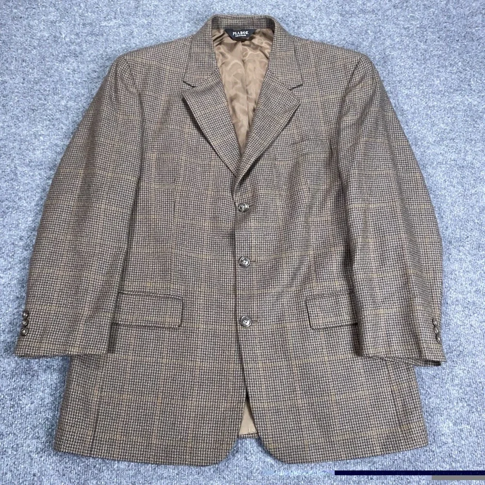Jos. A Bank 3-Button Blazer Sport Coat Wool 42R 44
